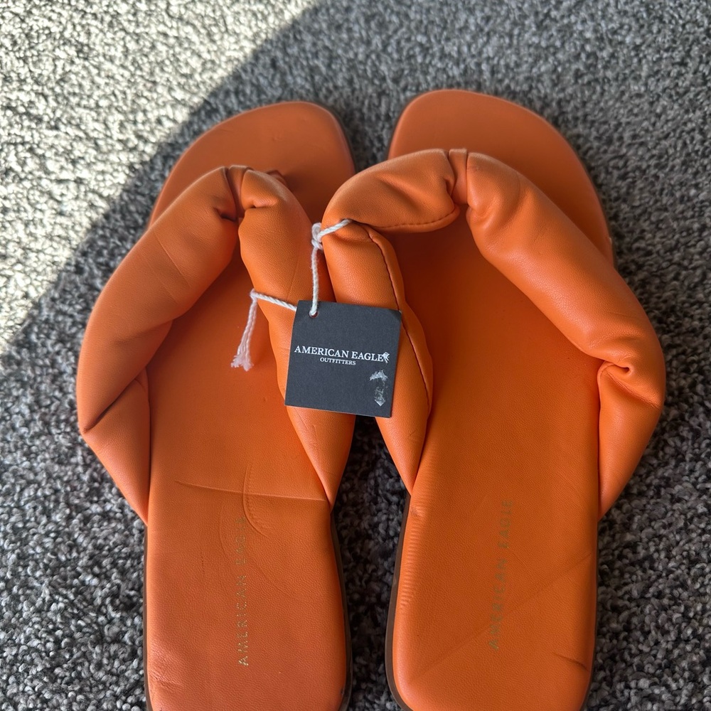 American Eagle Outfitters Bold Orange Sandals